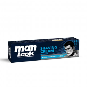 MAN LOOK SHAVING CREAM WITH MINT FOR ALL SKIN TYPES 80 GM